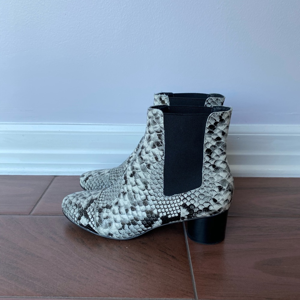 Witchery Snake Print Boots - Picture 2 of 4